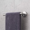 GERZ 9-Inch Small Kitchen Towel Bar Brushed Stainless Steel Cabinet