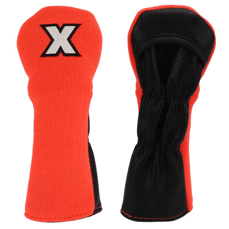 Mixed Fabric Head Cover Golf Club Protector Knitted Polyester Waterproof