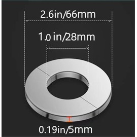 Stainless Steel Wall Split Flange Self-Adhesive tape Round Escutcheon Plate Cover plumbing cover plates for Water Pipe Faucet Decoration Accessories (28mm/1.1in)