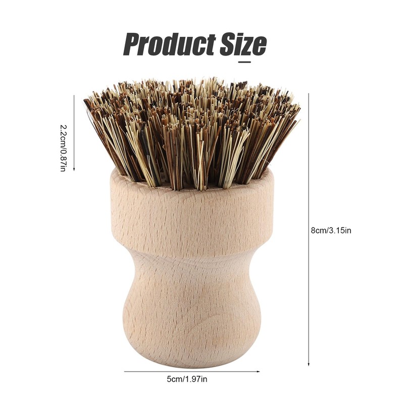Pot Sink Washing Brush Cup Brush Scrubber Cleaning Brush for