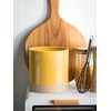YHOSSEUN Kitchen Utensil Holder for Countertop, Ceramic Utensil Holder for