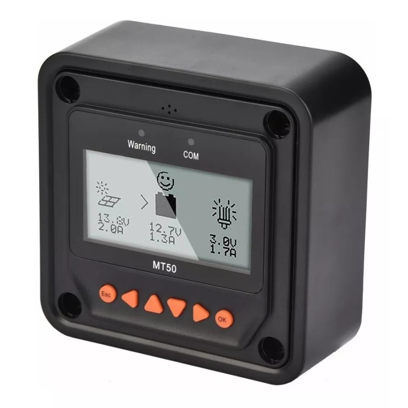 Generic Medidor Remoto Con Pantalla Lcd Con Controlador Solar Mt-50