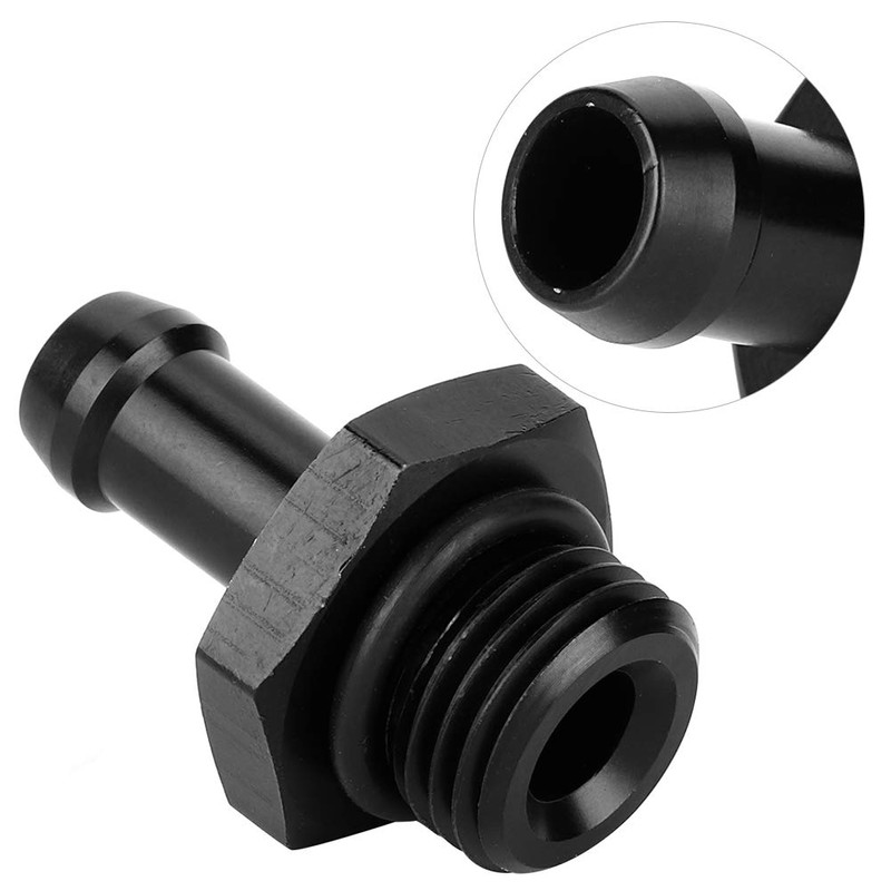 Akozon Adapter AN6-5/16 Hose Barb Adapter Hose Connection Pressure Regulator