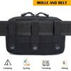 Molle Admin Pouch, Military Men Horizontal Belt Bag Utility Tactical