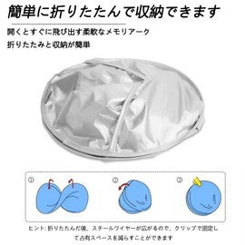 SZSL Hairdressing Cape, Hair Apron, Waterproof, Foldable, Storage, Beauty, Home Cut, Trimming, Hair Dying, Beauty Salon, For Home Use, Lightweight, Adults, Children, Unisex, Silver