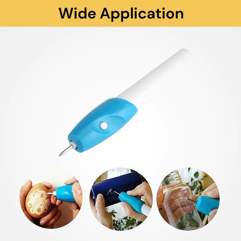 EZONEDEAL Cordless Electric Precision Etching Engraving Carving Engraved Pen Graver