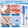 Avenuebool 1 Fabric Glue Pen with 2 Refill, Washable Temporary