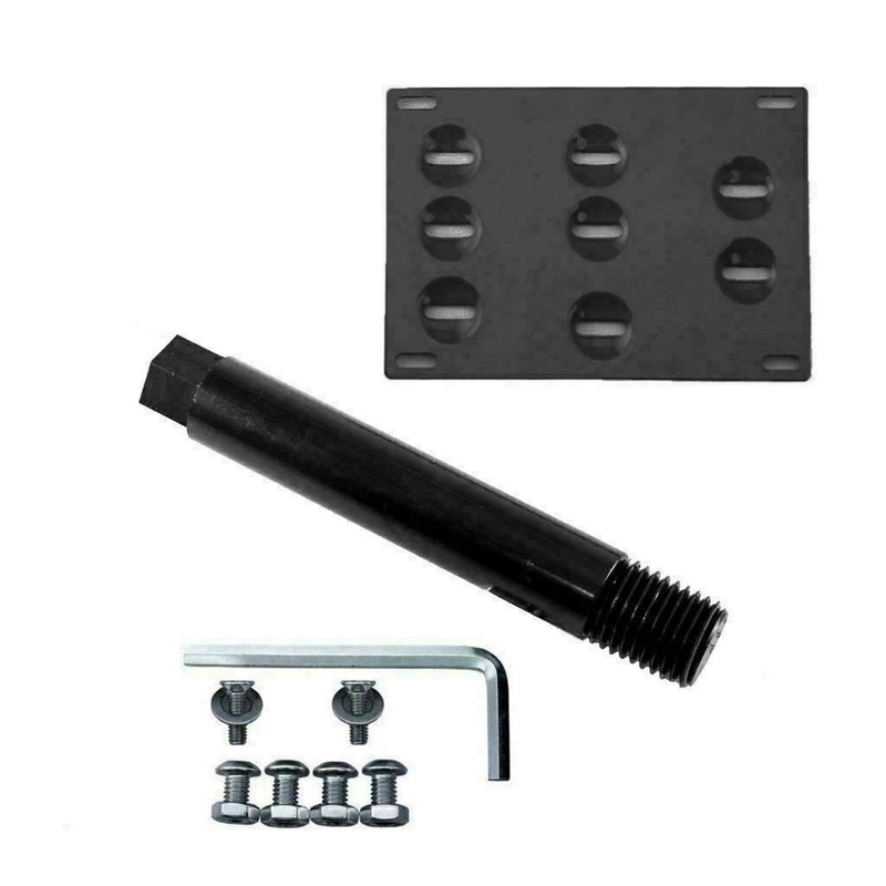 Xotic Tech License Plate Mounting Bumper Tow Hook Bracket for