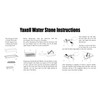Yaxell Combination Water Sharpening Stone - Made in Japan with