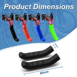 ZFZ Bike Brake Lever Sleeve Grip Protector Cover 1 Pair Green