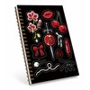 NaZaUK Dark Academia Gothic Notebook – Hardcover Spiral Bound Journal
