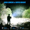 LED Magnetic Flashlight High Lumens Rechargeable, 10000 Lumens Super Bright