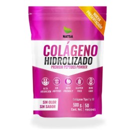 Colageno Hidrolizado Puro 500 g, 50 Porciones, Incluye Scoop, Ultra Puro, Ultra Puro, Piel, Cabello, Uñas, Huesos y Articulaciones, Sientete Mejor, Ca