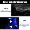 Sylvil 2 PCS USB LED Car Interior Atmosphere Lamp, Portable