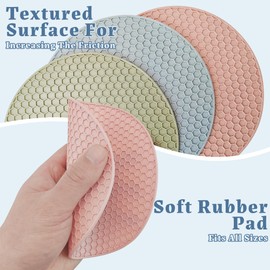 Lzzabo Jar Opener Gripper Pads for Weak Hands And Seniors with Arthritis, Round Honeycomb Pattern 6 Pack