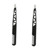 Baluue 2pcs Dual-use Eyebrow Trimmer Tweezers Makeup Accessories for Precision