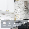 Yipscazo 1 Sheet Peel and Stick Stone Metal Tile Backsplash,