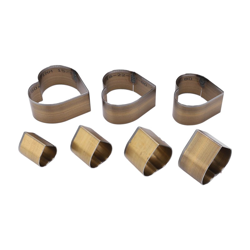 7Pcs Leather Cutting Die High Carbon Steel Heart Shape Simple