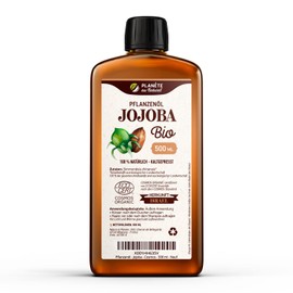 Jojoba Oil Organic 500 ml - 100% Organic, Pure, Natural & Cold Pressed