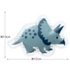 Skater CLB1-A Ice Pack Bead Dinosaurus Tricera, Diameter 3.9 inches