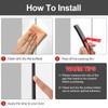 Benory New Upgrade 19.7Ft Silicone Weather Stripping Door Seal, 4-Layer