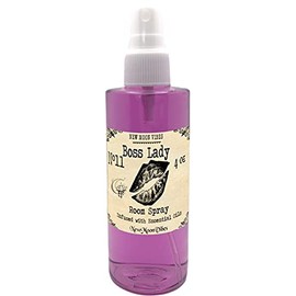 Boss Lady Clearing Spray - Sacred Feminine Spiritual Aromatherapy Room Mist with Essential Oils & Herbs for Empowerment Meditation Ritual Space - Abundance Manifestation Divine Success Altar Mist