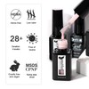 Builder Rubber Base Gel, HEMA-FREE White Pink Builder Gel for