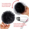 SIQUK 30 Pieces Faux Fur Pom Pom DIY Fluffy Balls