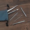 12Pcs Stainless Steel Paracord Stitching Set Paracord Needle with Storage