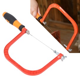 5 inch Coping Saw Aluminium Alloy Frame, U Shaped Saw Kit with, 5 Blades for Craft Projects