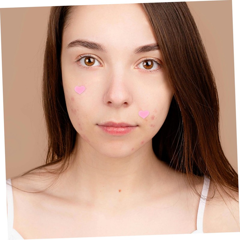 Beavorty Pcs Heart Shape Patches for Face Hydrocolloid Pimple Stickers