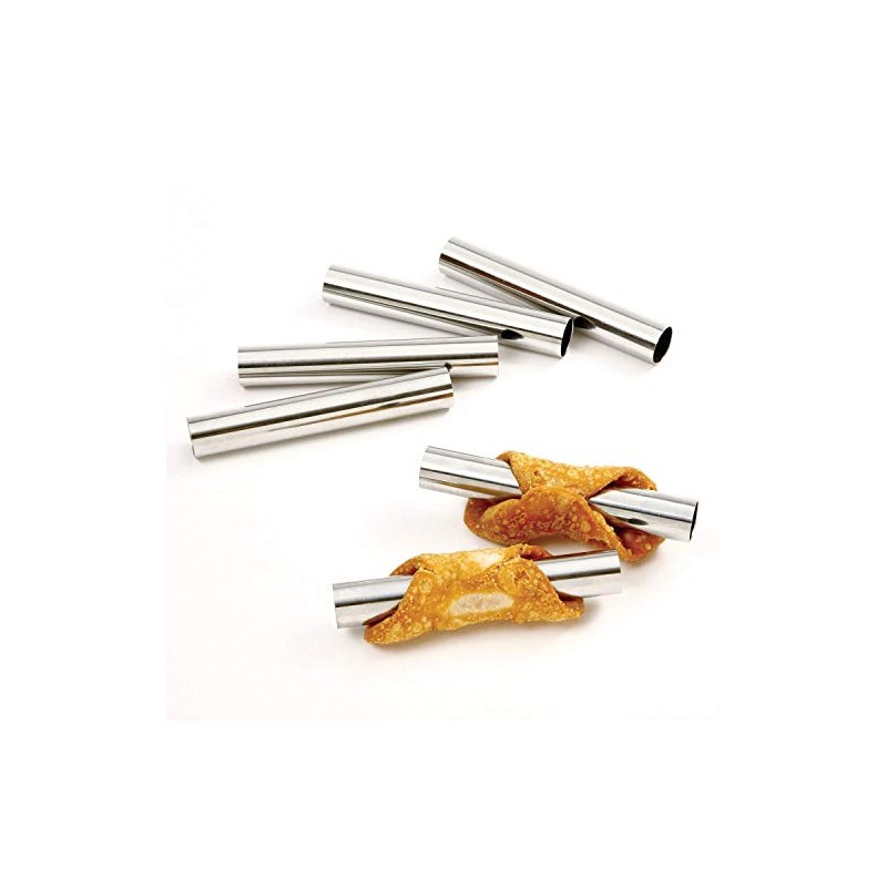 Norpro Stainless Steel Mini Cannoli Form, Set of 12