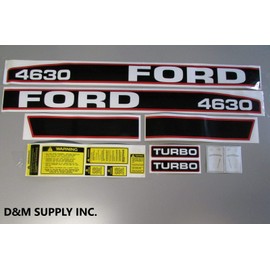 D&M to fit Ford Tractor 4630 Decal Set