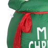 1.5m Christmas Inflatable Lovely Bear in Gift Bag with LED