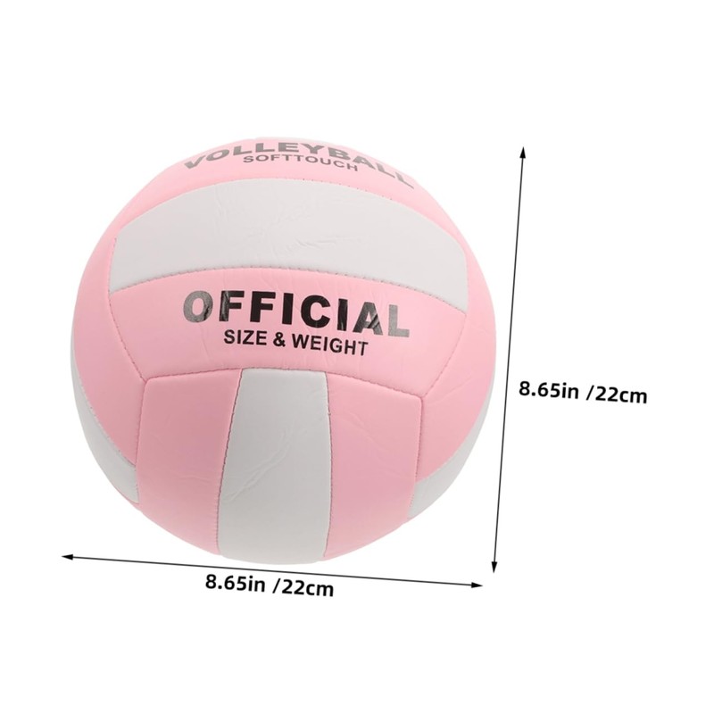 GRIRIW Soft Indoor Volleyball for Sports Training Competitions Durable Resilient