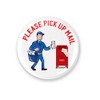 2.25 Inch Mailman With Mailbox Outgoing Mail Magnet Please Pick