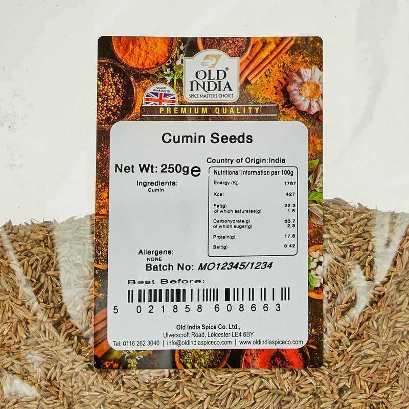 Old India Cumin Seeds 250g