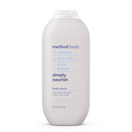 Method Body Wash, Simply Nourish, Paraben and Phthalate Free, Biodegradable Formula, 18 oz (Pack of 1)
