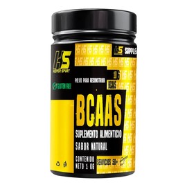 BCAA en Polvo Hiper-Sport Sin Sabor, 1 kg Sin Gluten