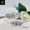 ❣️ Sweet Violet Handmade Nail Tips ✨ - Short Round