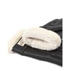 YISEVEN Men's Winter Shearling Sheepskin Leather Gloves Lambskin Thick Fur