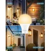Ecoiot GU24 Dusk to Dawn Outdoor Light Bulbs,Light Sensor A19