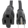 Tripp Lite Heavy-Duty Power Extension Cord 15A, 14AWG (NEMA 5-15P