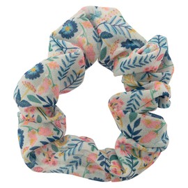 Karma, Hair Scarves, Scrunchie and Scarf Set, Chiffon Ponytail Hair Scarves, Fresco Floral