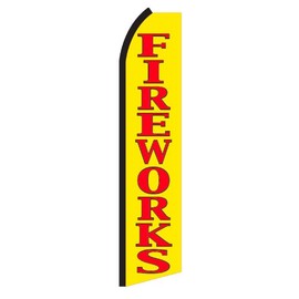 NEOPlex Fireworks Swooper Flag
