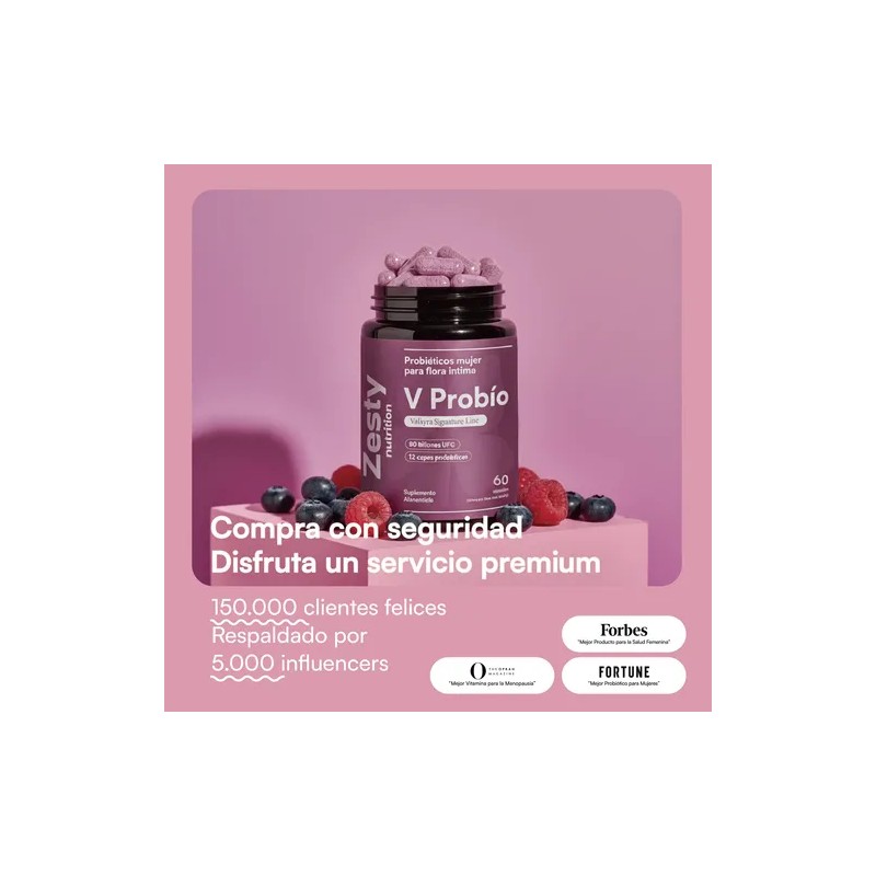 Zesty Nutrition Probió Ultra Billones Ufc Cápsulas Cepas Probióticas Equilibrio