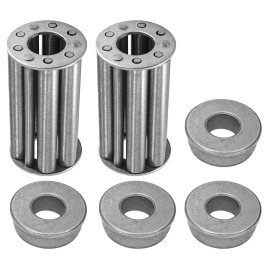 Caltric 1-513809 1-513810 230-616 Wheel Roller Cage Bearing kit for Exmark Toro