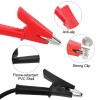 Cahuczlhoz 2X 3.3ft Alligator Clips Electrical Test Leads Set 15A