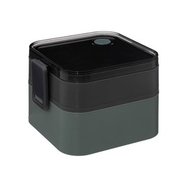 5five - lunchbox 2 fächer grau 1.5l 360 aus polypropylen