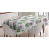 ABAKUHAUS Cactus Tablecloth, Mexican Plant Cactus, Dining Room Kitchen Rectangular